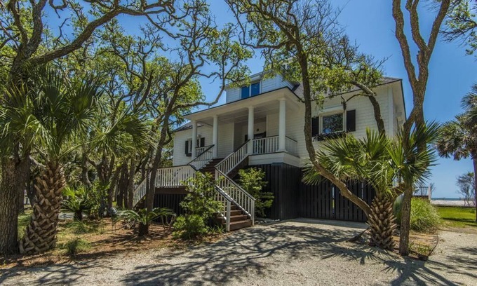 Edisto Island House | Luxury Showplace in Gated Community w/Panoramic Ocean Views & Private Beach Access