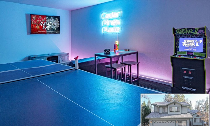 Twain Harte House | Luxury Twain Harte Home - Central A/C+Heat Amenities & Game Room - Close to Snow