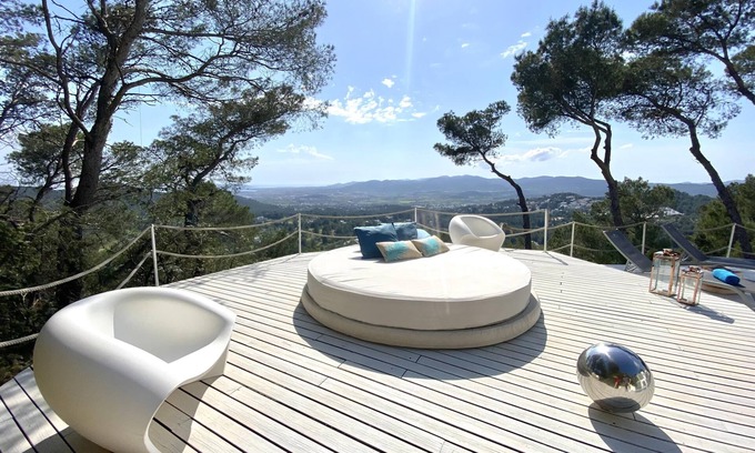 Can Furnet Villa | Luxury "Villa Tikal" with a Private Pool, Panoramic sea and Mountain Views