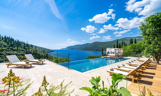 Molunat Villa | Luxury villa Dubrovnik Sorrento Palace with pool and private beach