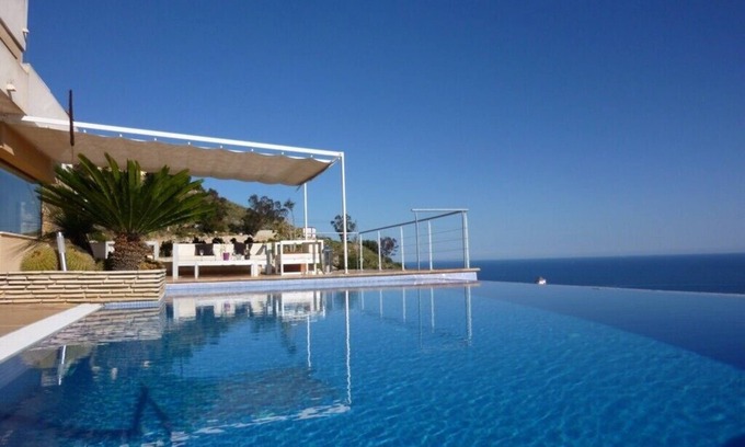 Altea la Vella Villa | Luxury villa near the sea with wonderful sea view, infinity swimming pool, south