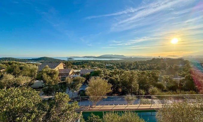 Cirendinu Villa | Luxury villa sheepfold style 7bed 16pers, swimming pool and splendid sea view St Cyprien