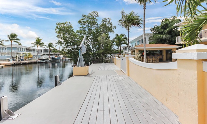 Twin Lakes House | Luxury Water Front Home, Private Pool, Spa, Tiki Bar, 75' Foot Dock with Kayaks