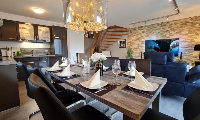 Muritz Villa | Luxusferienhaus Seevilla Monaco am Fleesensee