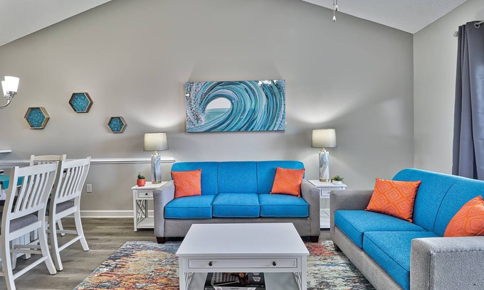 Carolina Forest Condo | Made for Families! 2 Bdrm 2 BA Pool View Amenities