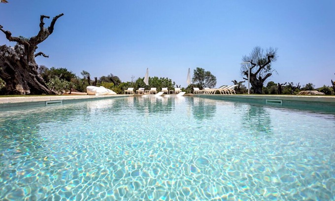 Salve Villa | Magnificent Sea View Masseria with Pool Very Close to the Beaches.