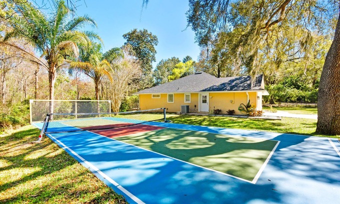 St. Augustine House | Magnolia Getaway: Private Pool - Pickleball Court - Grill - Foosball & Arcade