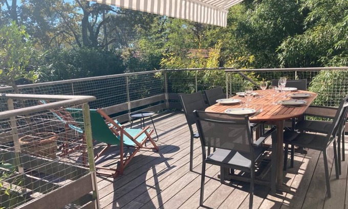 Lege-Cap-Ferret House | Maison Avec Jardin, Plage a 1 min à Pied