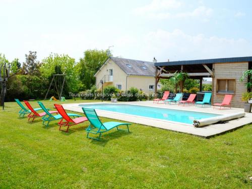 Saint-Paterne-Racan House | Maison avec piscine chauffée et spa en Touraine - FR-1-381-286