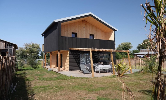 Les Conches House | Maison Bois à Proximité de la Forêt et de la Plage