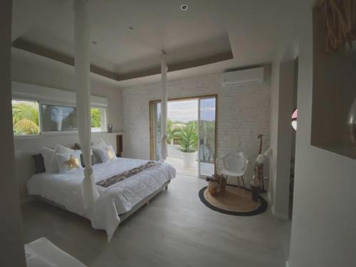 Le Moule House | Maison charmante au Moule avec jacuzzi