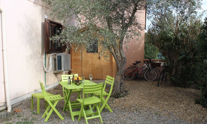 Portiragnes-Plage House | Maison climat. with shady garden in residence - Price includes pool access