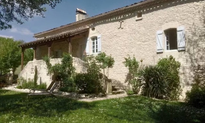 Lascabanes House | Maison de Campagne Avec Piscine non Loin de Cahors et Montcuq