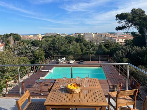 Narbonne-Plage Villa | Maison La Falaise avec piscine