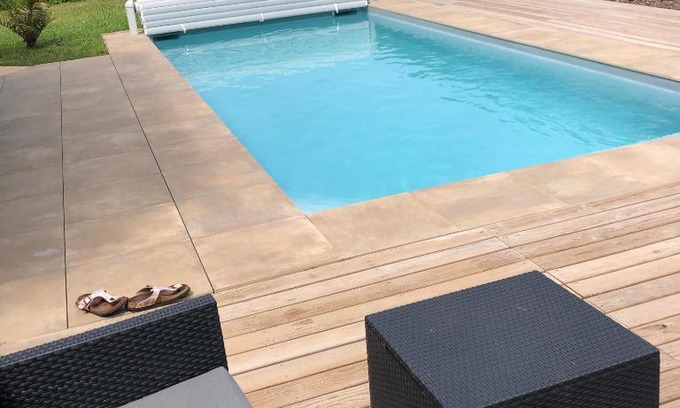 Lit-et-Mixe House | Maison landaise moderne avec piscine chauffée et spa