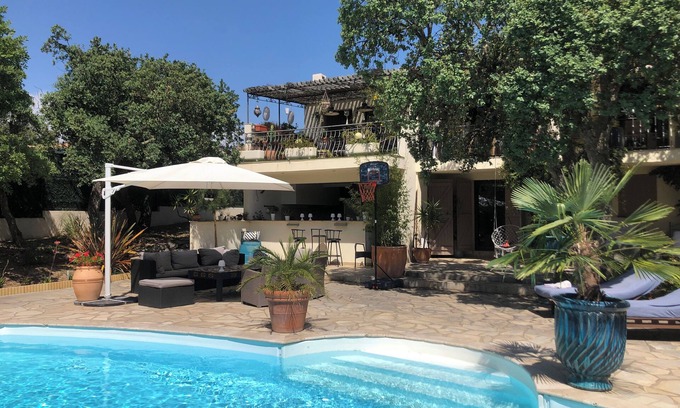 Valescure House | Maison Neuve 200 m2 Avec Piscine et Terrain de Boules sur Terrain 1550 m