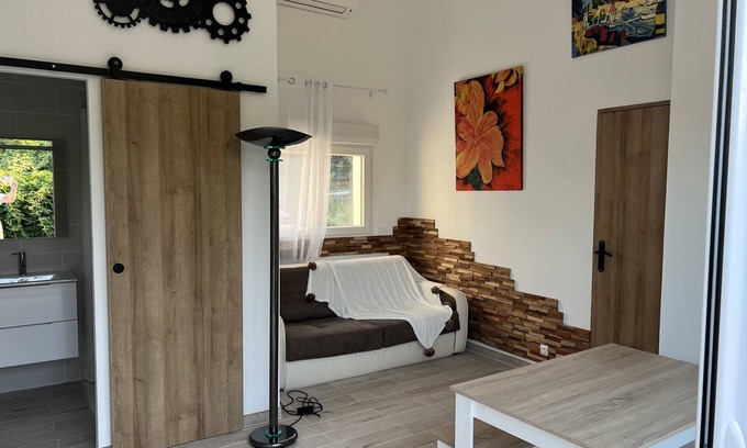 San-Nicolao House | Maison T2 Neuf Proche mer et Montagne