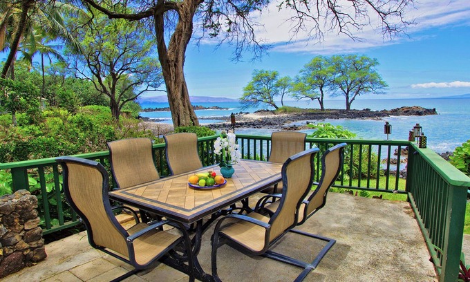 Wailea House | Makena Oceanfront Home 3 Bedroom/3 Bath 1/2 Acre Lot On The Ocean