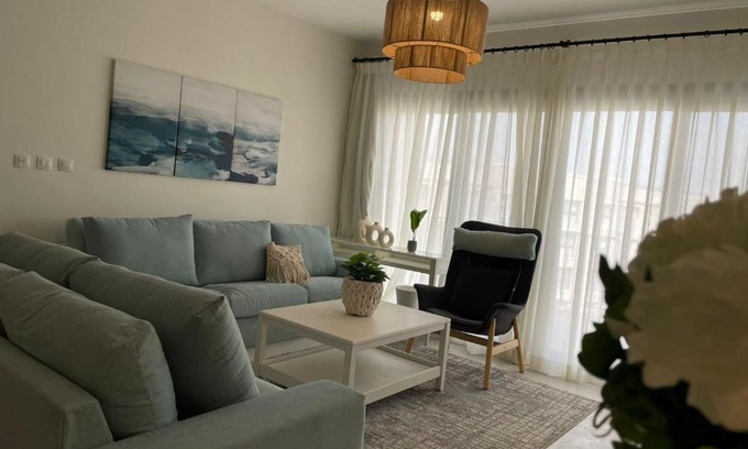 Sidi Abd El-Rahman Apartment | Marassi north coast 2 bedroom pool view 16j-403
