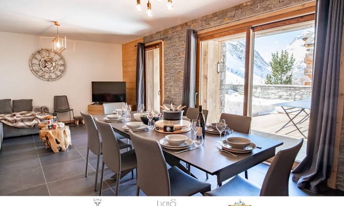 Bonneval-sur-Arc Apartment | Marmotte 1 - New apartment at the foot of the slopes - up to 8 guests