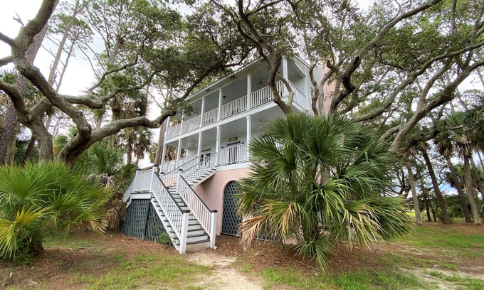 Edisto Island House | Marsa's Place-Marsh/Creek/Ocean Views; Easy Beach Access;Dogs Welcome