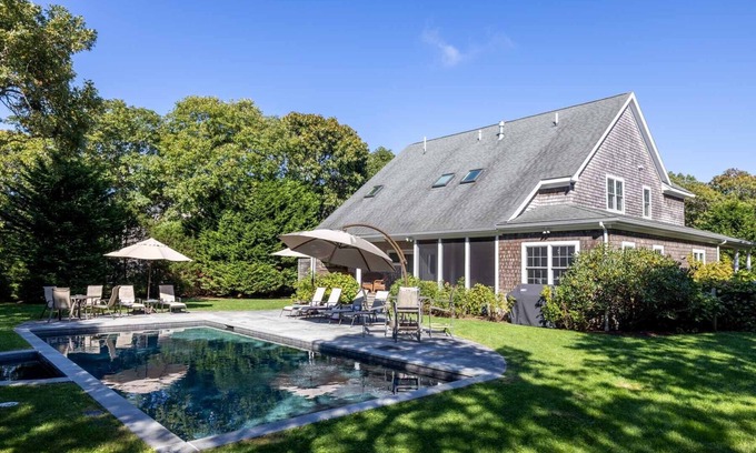 Katama House | Martha's Vineyard-Katama Home with Pool