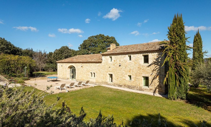 Uzes Villa | Mas de Luxe in Uzès : Charm in the heart of an olive grove (14 people, pool)