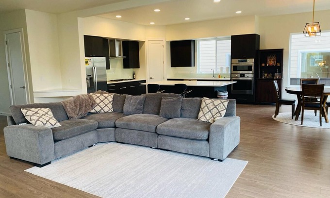 Kent House | Master Bedroom with attached Master Bathroom in a Brand new House for Rent