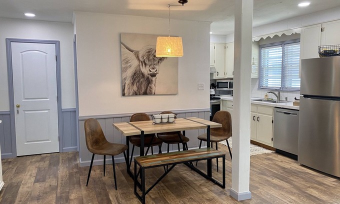 Ash Apartment | Meander on Down first floor Beach House steps to the beach