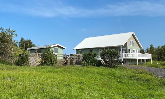 Rangarþing ytra House | Melahof - Cozy and modern country Lodge with an amazing view, great location!