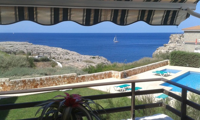 Cales Piques Apartment | Menorca, Apartamento Vistas Directas al Mar, Piscina y Preciosas Puestas de sol