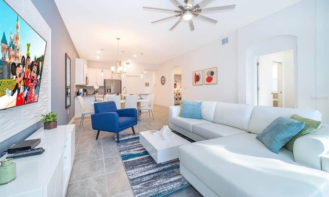 Four Corners House | Mickey Themed Home -ChampionsGate Resort Pool, Gym