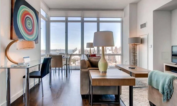 Hell's Kitchen Apartment | Midtown West 2 Deluxe BR Uptown/river views | High Speed Internet
