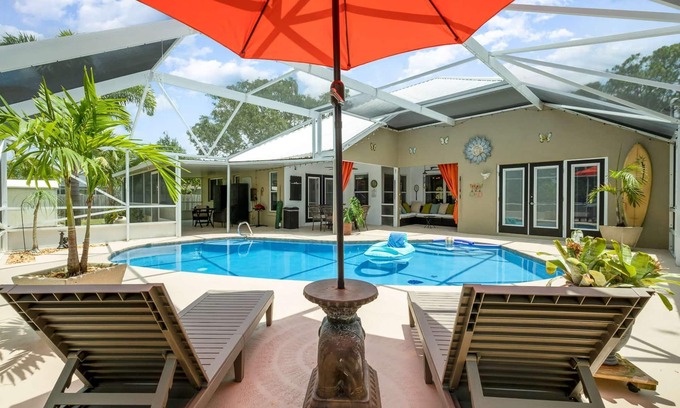 Interchange Square House | Milly2 · Elegant 4BR Pool Sanctuary · Ideal for Work/Play!