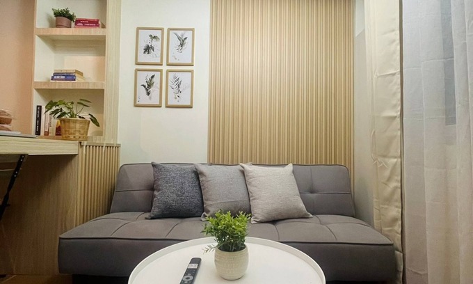 Sasa Condo | Minimalist Studio condo unit near Davao International Airport with AC, WiFi