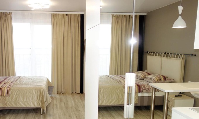 Volkovskoe Apartment | Mirabooka finskiye apartments - 1 min metro Bukharestskaya