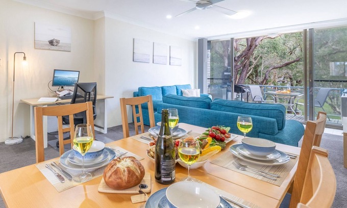 Nelson Bay Apartment | Mistral Court, 15 17 Mistral Close - fantastic unit with wifi and water views