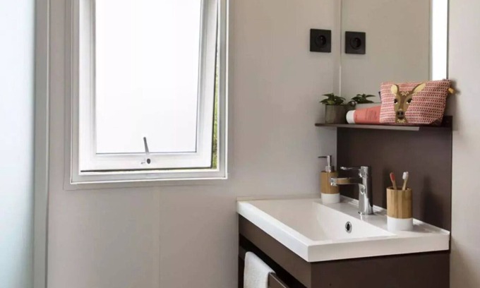 Aigueblanche House | Mobil home Aqua 3 ch 2 Badezimmer Klimaanlage 6 Personen