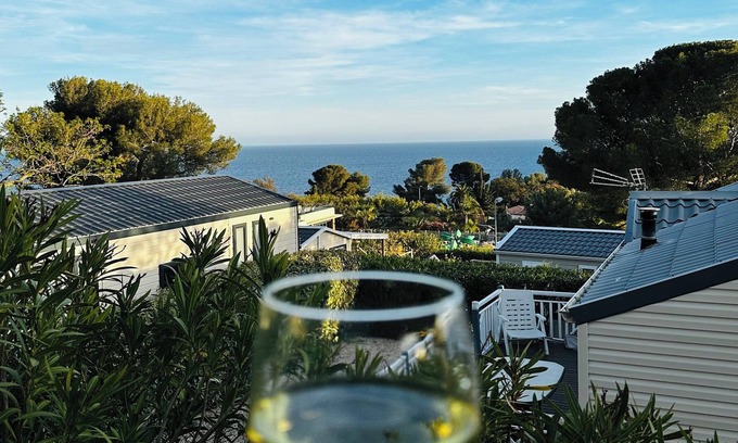 Le Dramont Cabin | Mobil Home Avec Superbe vue sur mer