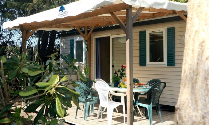 Sigean House | Mobile home “La Vague Joyeuse” * Air-conditioned * Mobile home for 4 people