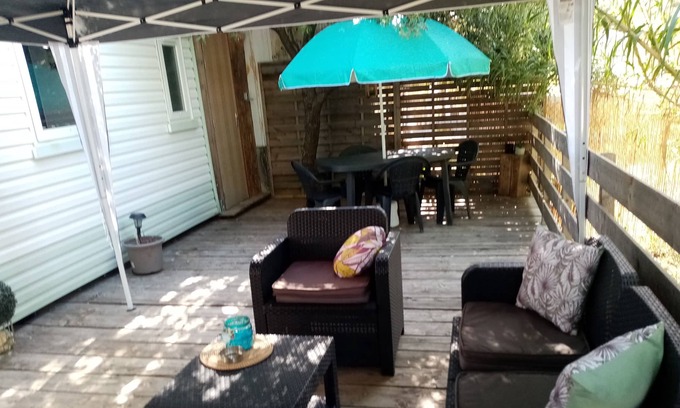 Le Garn House | Mobile home, near the river la roque sur ceze and the Ardèche gorges, ?