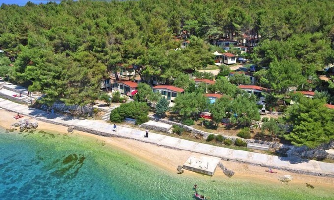 Cres House | Mobile Homes in Camp Kovacine, Cres, with long pebble beach