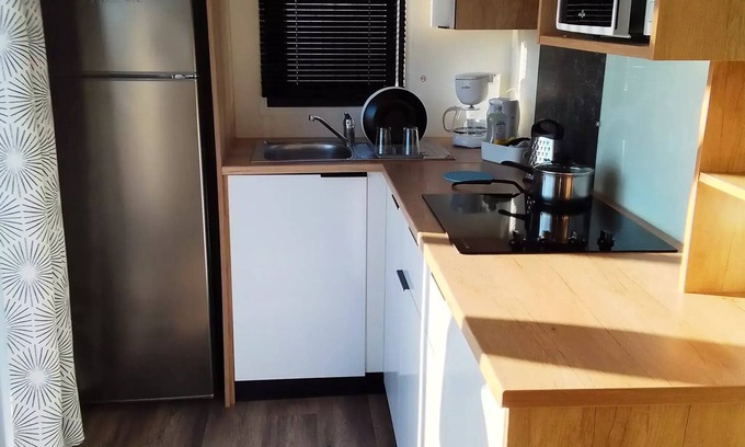 Calvisson House | Mobilheim 2 Schlafzimmer - Comfort+ 4 bis 5 Personen - 4 Pers. im Preis enthalten