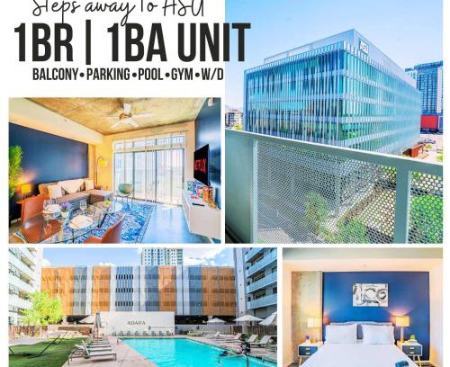 Evans Churchill Apartment | Modern 1BD Apartment in CDT with Gym and Pool