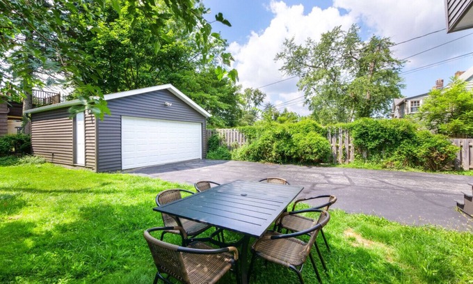 University Heights Apartment | Modern 3BR home next to park, office space, & more