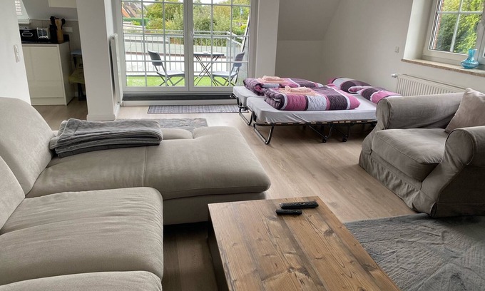 St Lorenz Apartment | Modern and light-flooded apartment with large balcony