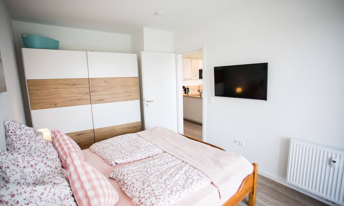 Wremen Apartment | Modern apartment overlooking the dike, in Wremen
