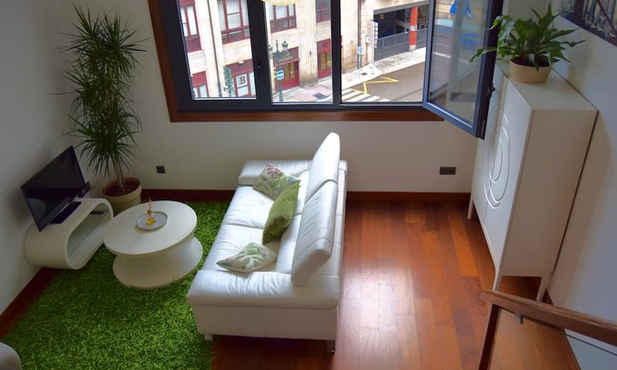Santiago de Vigo Apartment | Modern apartment steps from the port and historic center of Vigo.