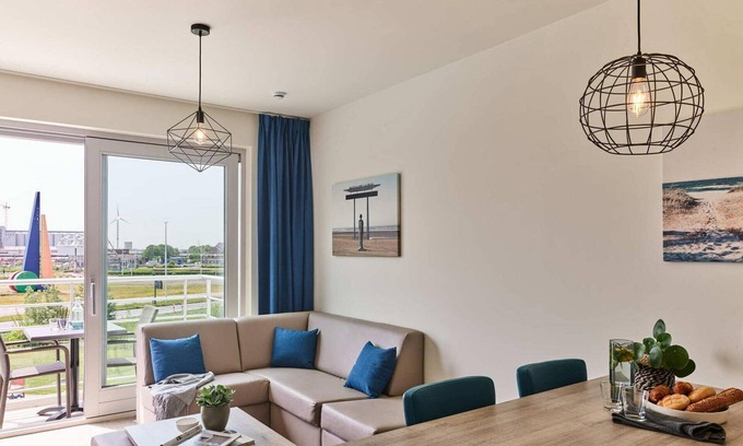Zeebrugge Apartment | Modern apartment with air conditioning, on a resort, 2.5 km. from the beach
