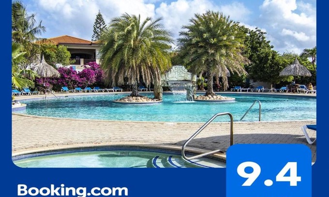 Willemstad Apartment | Modern appartement op resort Seru-Coral 4 pers 2 slpk met een groot zwembad
